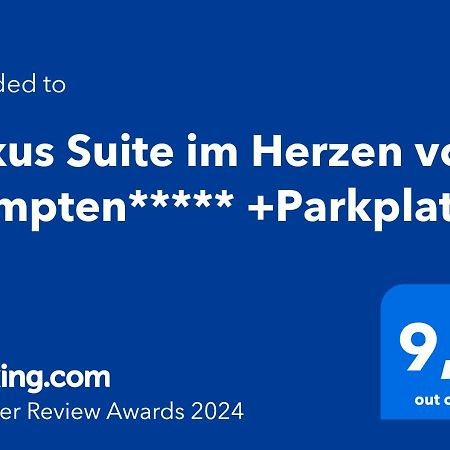 Luxus Suite Im Herzen Von Kempten***** +Parkplatz Exteriér fotografie